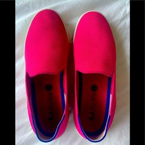 Bubblegum pink Rothys sneakers